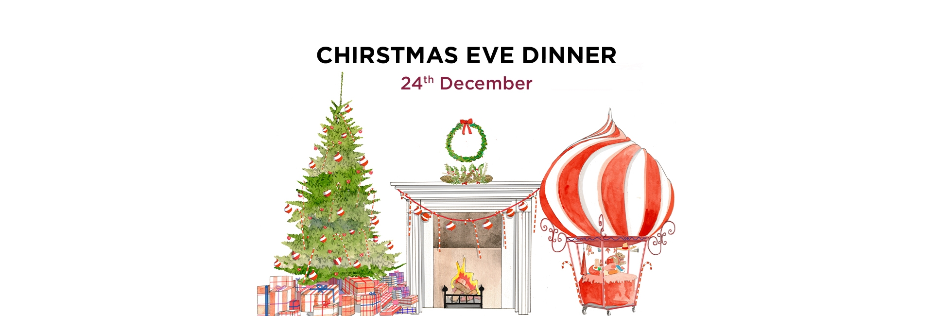 Christmas Eve Dinner - Event Rooms