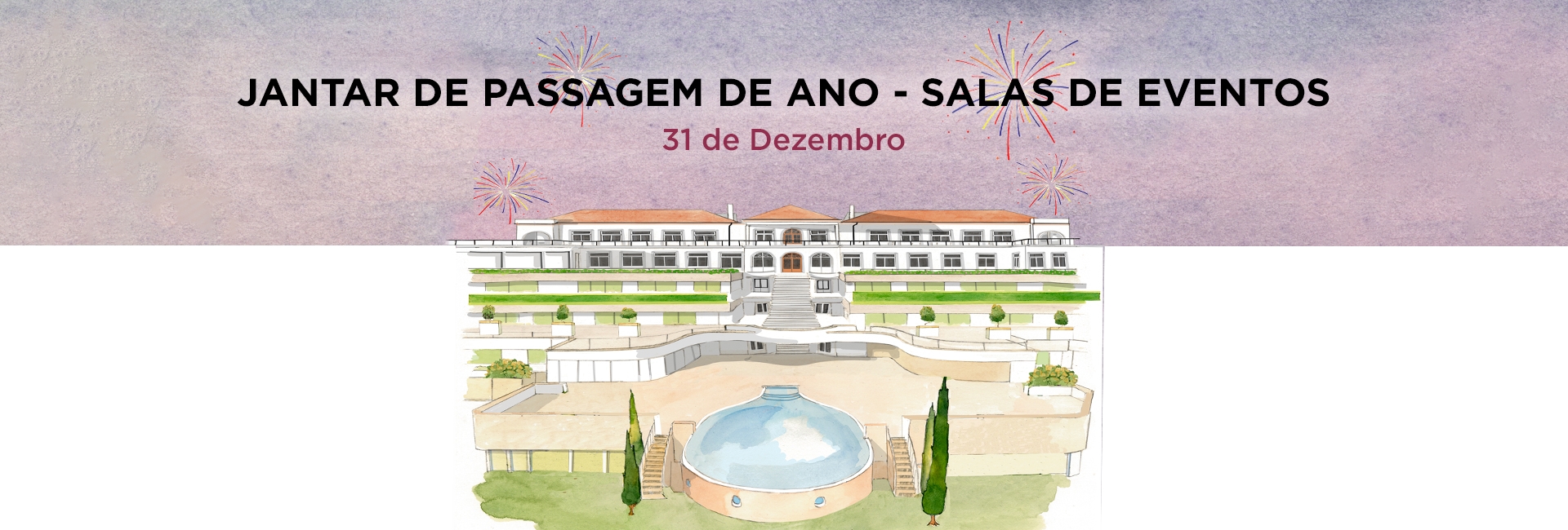 Jantar de Passagem de Ano - Salas de Eventos